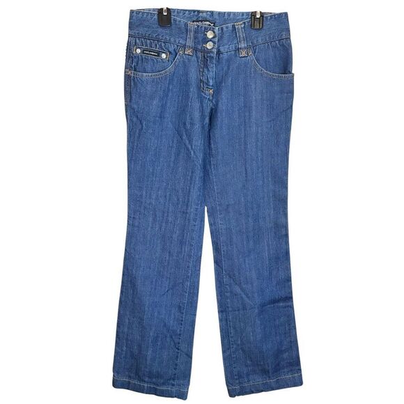 Dolce & Gabanna Logo Denim Jean Size 27 - Picture 1 of 5